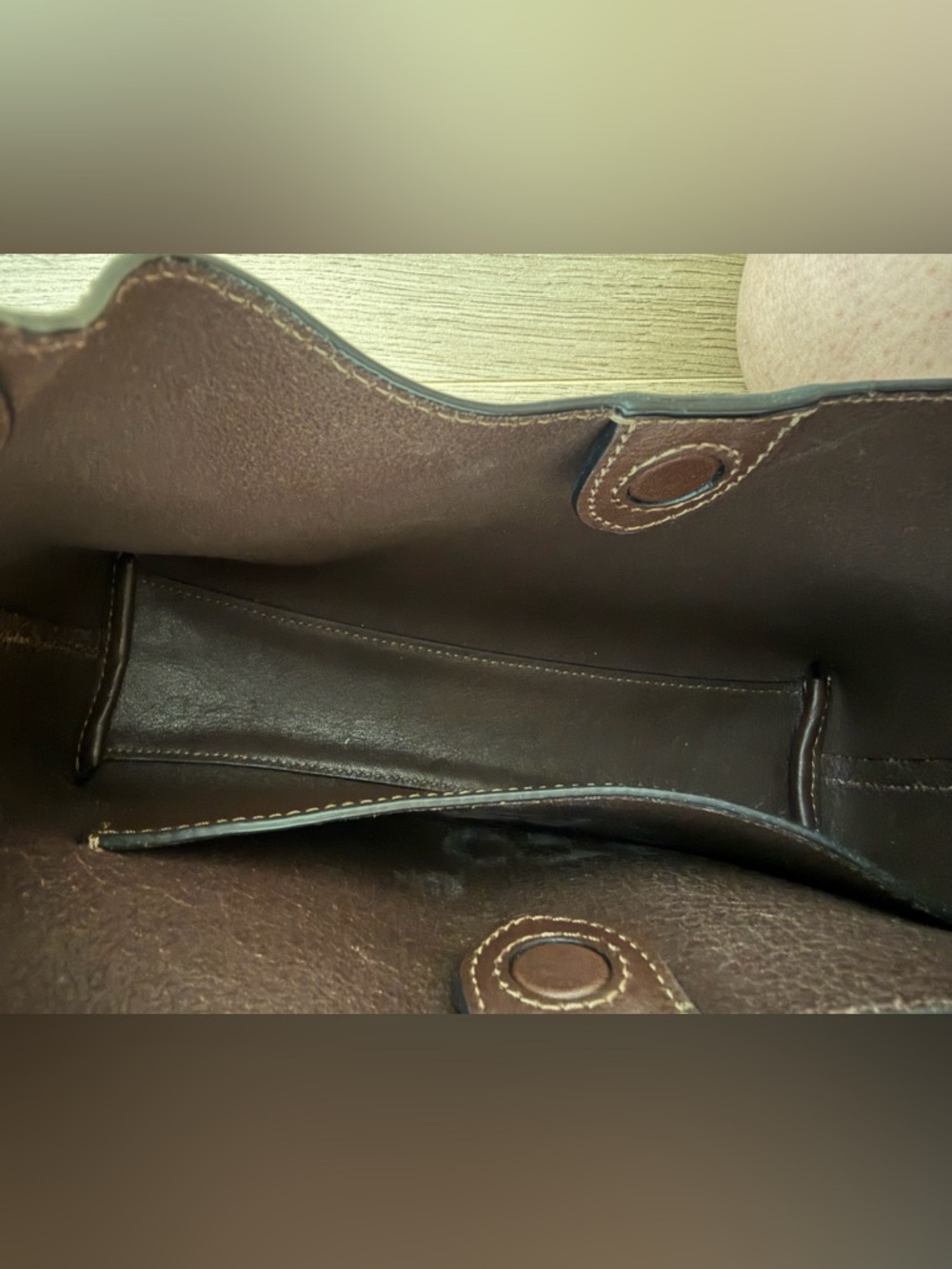 Coach Brooklyn Shoulder Bag 23 Brown Leather - Picture 4 of 6